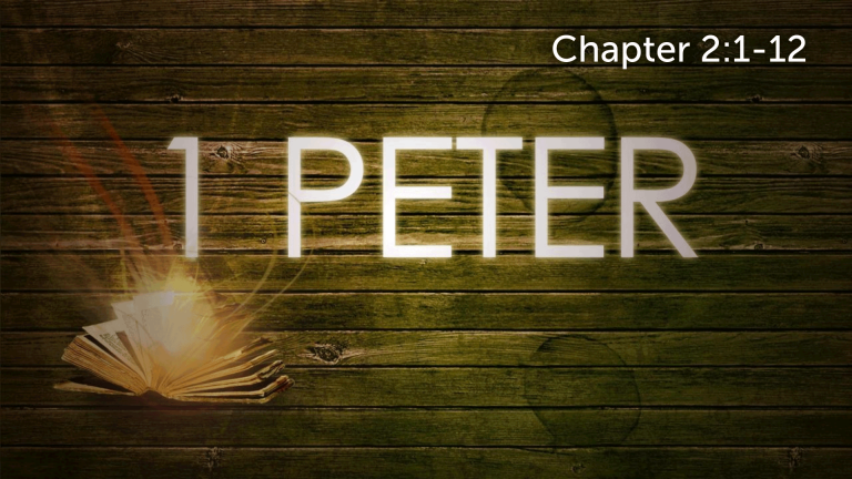 1 Peter 2 1-12