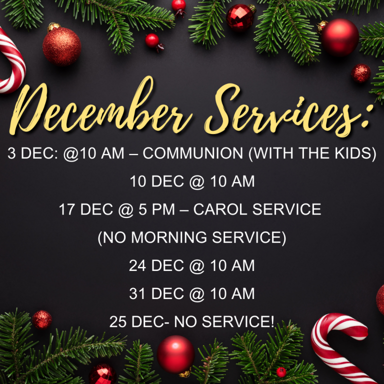 December Services (Instagram Post)