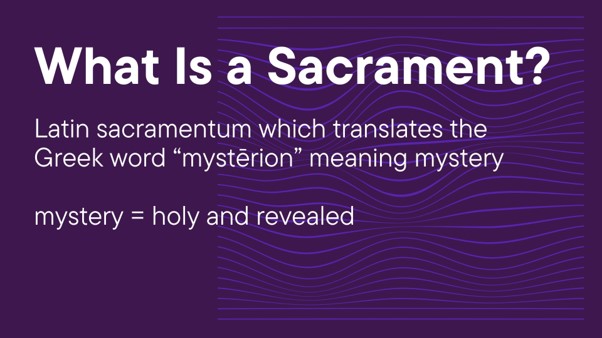 The Sacrament of Baptism