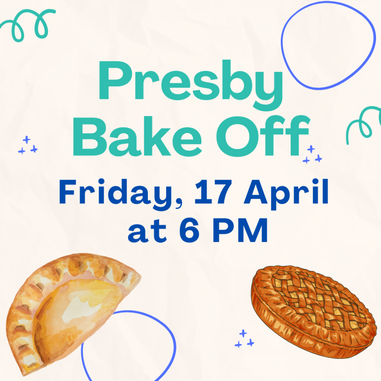 Presby Bake Off Newsletter Graphic