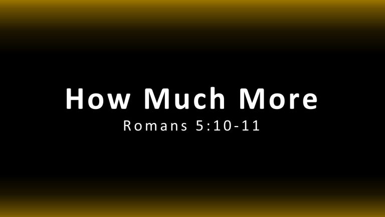 How Much More